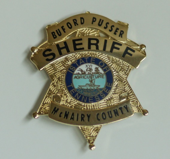Replica Badge &ndash; Sheriff, McNairy County